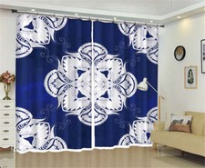 Tail Pattern Carps 3D Curtains Blockout Photo Printing Curtains Drape Fabric