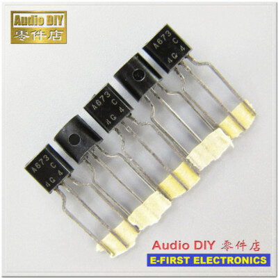 HITACHI 2SA673C (A673, PNP) audio commonly used low power triode copper pins