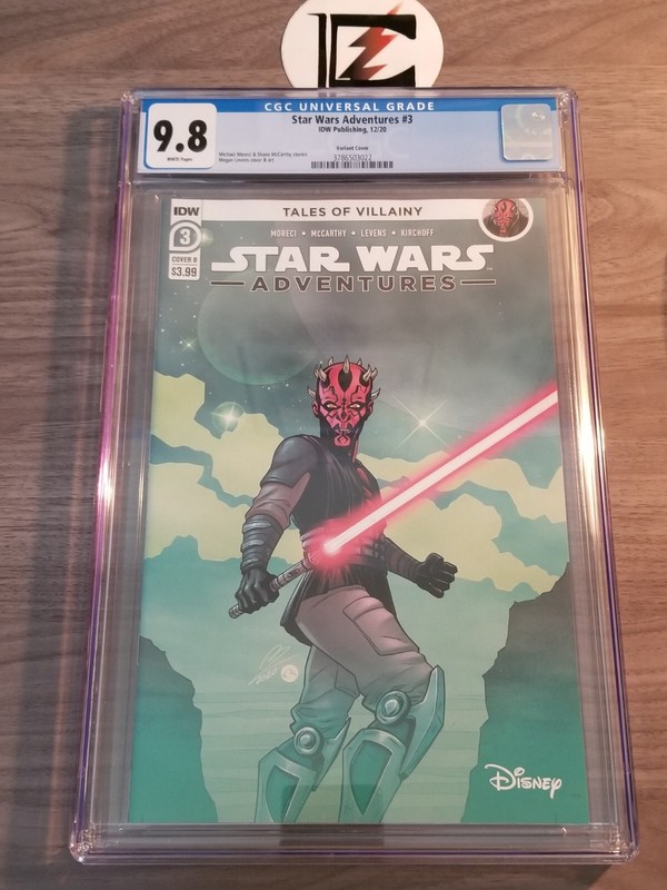 Star Wars adventures #3 Tales of Villainy! Darth Maul variant! CGC 9.8!