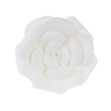 Mega Crafts - 12" Handmade Paper Pedal Flower - White, 1PC