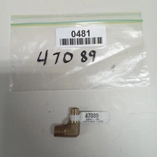 Brass 3/8" x 1/4" Hose Barb Elbow PN# 47089