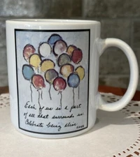 Flavia Weedn Papel Inc Coffee Mug / Cup Celebrate being Alive