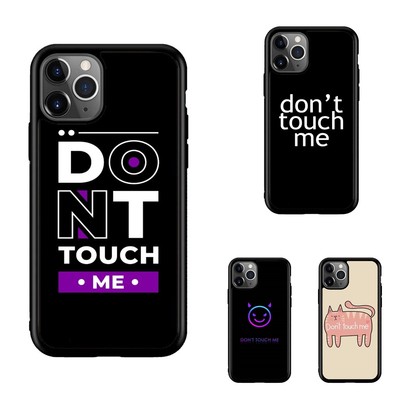 Anti scratch Cover Touch Me Don t For iPhone XS XR 6 7 8 Plus SE 2nd 3rd