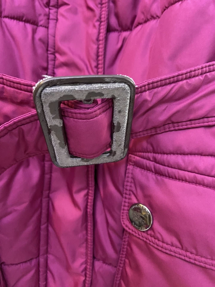 Chaleco Burberry Niños Púrpura Nova Check Talla Juvenil 10 Cremallera Completa *Defectuoso Foto 3 de 4