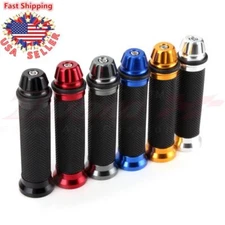 WEARPROOF 7/8" HANDLE BAR ALUMINUM MOTORCYCLE RACING CNC RUBBER GEL HAND GRIPS