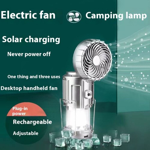 Waterproof Solar Camping Lamp Portable Rechargeable Outdoor Lamp Camping - Picture 8 of 14