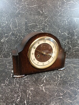 Vintage Chiming Mantel Clock, Smiths Enfield Great Britain Made