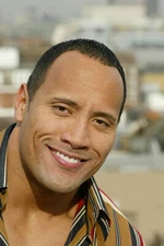 The Rock at a press conference for his new movie the Scorpion King- Old Photo 3