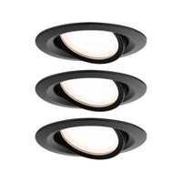 Paulmann Led Einbauleuchte Nova Plus Coin Basisset Rund, 3X 6W, Schwenkbar