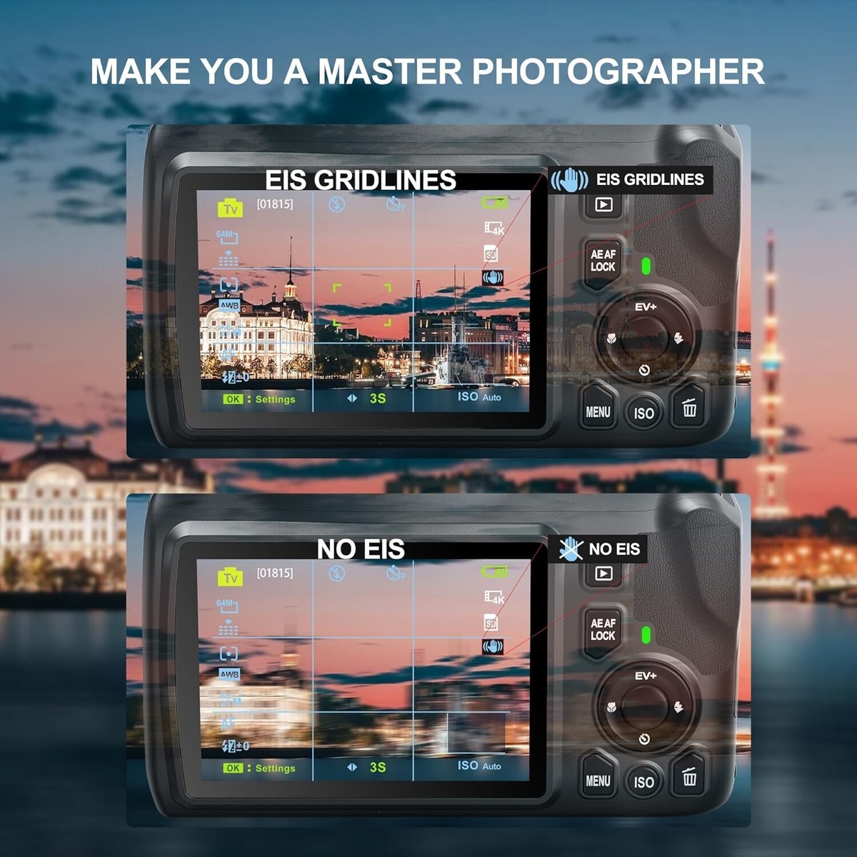 Digital Camera 4k 64MP 40X Zoom Video Camera for YouTube Digital Camera 4k 64MP 40X Zoom Video Camera for YouTube