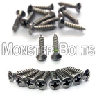 Pickguard Screws (20) Stainless Steel - For Fender Stratocaster