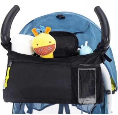 Baby Buggy Kinderwagen Organizer Kinderwagen Aufbewahrungstasche Getränkehalter Mama Tasche UK