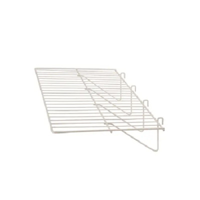 Econoco WTE/2412 Straight Shelf With 1/8'' DIA. Wire For Grid panels (Pack of 6)