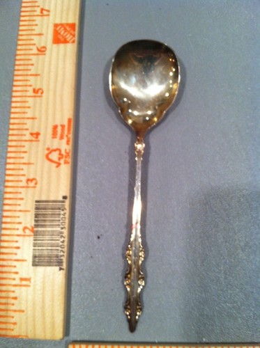 Vintage International Deep Silver Empress Sugar Spoon - Picture 9 of 12