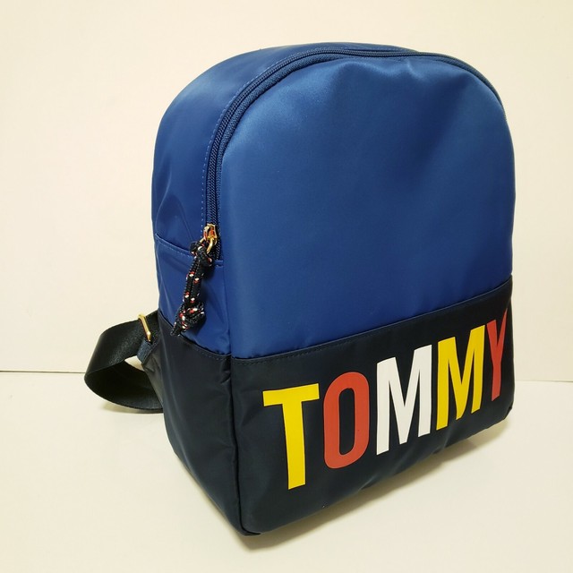 tommy hilfiger navy backpack