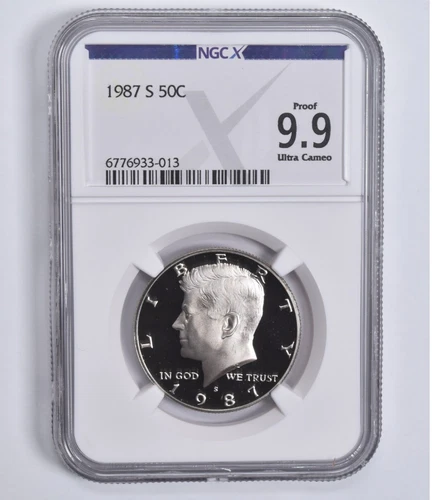 Proof 9.9 UCam 1987-S Kennedy Half Dollar NGC X NGCX