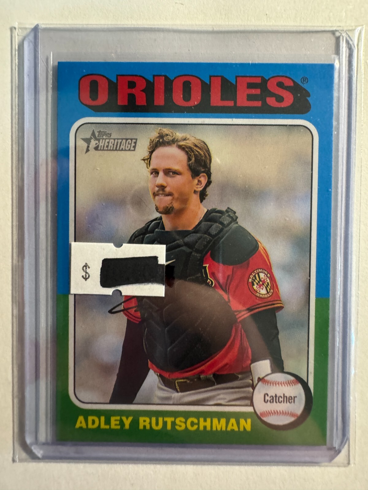 K244,367 - 2024 Topps Heritage Color Swap Variations #188 Adley Rutschman