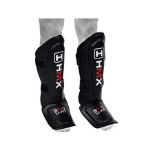 HMX SHIN INSTEP PADS LEG FOOT GUARDS PROTECTOR MUAY THAI KICK BOXING KARATE S/M