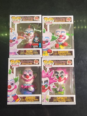 Funko Pop Killer Klowns From Outer Space 4 Pack Protector also included