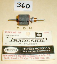 Rewinder's Rotor Kit for 36D Armature  Commutator French Motor Co Tradeship NOS