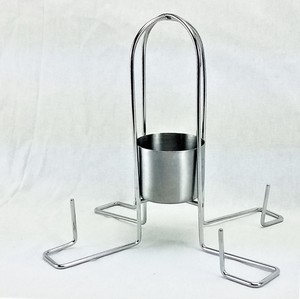 stainless steel beer can holder
