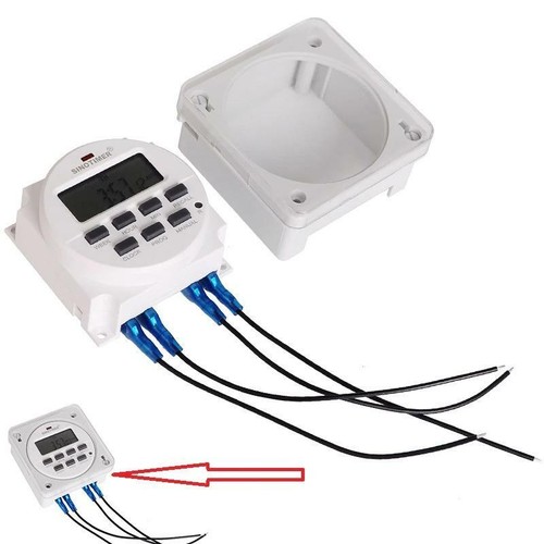 Timer Switch 6V DC 7 Days Programmable LCD Display Battery Time Relay Clock - Picture 12 of 16