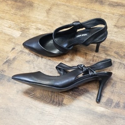 mamelu knotted slingback pumps