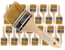 24 Pk- 2 1/2 inch Chip Paint Brushes for Paint, Stains,Varnishes,Glues,Gesso