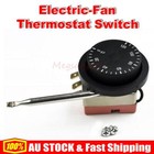 12V Adjustable Electric-Fan Thermostat Switch Radiator /Temperature Control AU