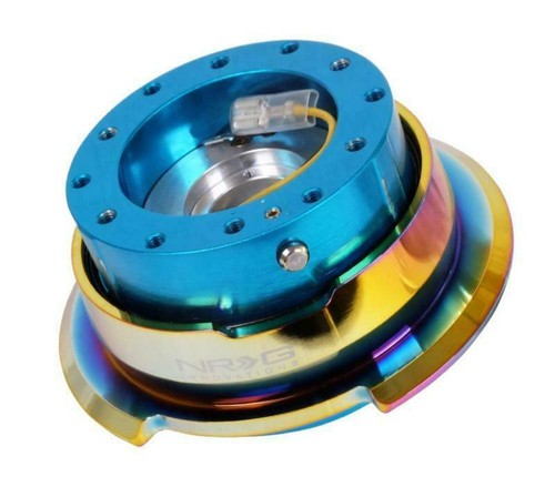NRG Quick Release Gen 2.8 - New Blue Body / Neochrome Anello - Picture 2 of 2