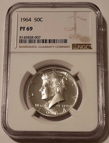 1964 Kennedy Silver Half Dollar Proof PF69 NGC