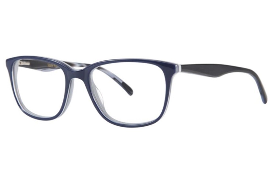 Оправа для очков Vera Wang V354 NV Синяя пластиковая квадратная 53-18-135 RX 21590₽