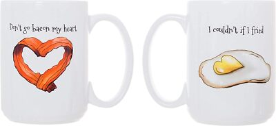 Artisan Owl Don't Go Bacon My Heart/I Couldn't If I Fried 15 oz Deluxe White 