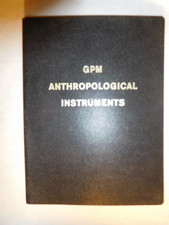 Rare Vintage GPM Anthropological Instruments Catalog w/6 SKULL Pictures