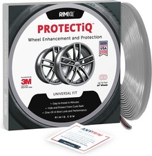 Rimiq Protectiq Universal Rim Protector Silver 14 Trim Fits Up To 24 Rims Rimiq Protectiq Universal Rim Protector Silver 14 Trim Fits Up To 24 Rims