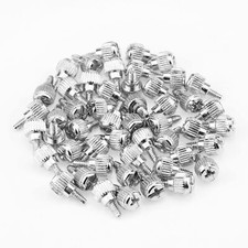 50 Pieces 6-32 Thread Silver Color 6 -32x6 Computer Case Thumbscrews Thumb Sc...
