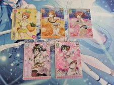 LOVE LIVE Card Lot Foil Nico, Rin, Ruby, Takami Chika Near Mint