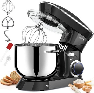 9.5 Qt Stand Mixer, 10-Speed Tilt-Head Food Mixer, Vezzio 660W Kitchen Electric