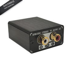 SPRODIO Single Stereo to Dual Mono Audio Converter Out,RCA L/R Audio...