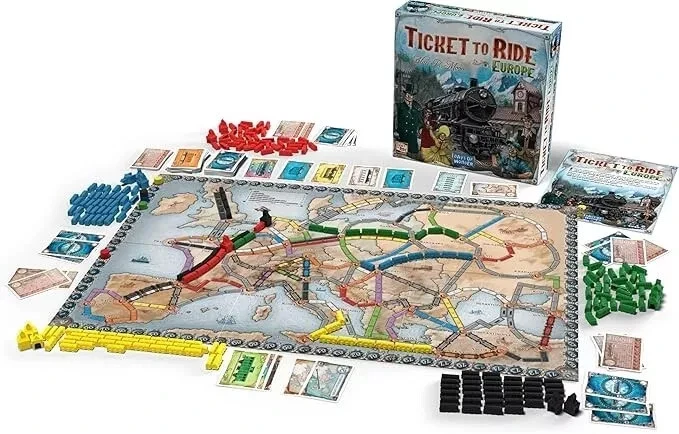 Days of Wonder | Ticket to Ride Europe | Board Game | Ages 8+ | 2-5 Players | - Image 2 of 3