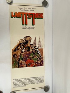 Vintage Wattstax Movie Poster 1973 Stax Records Isaac Hayes Soul Concert Film
