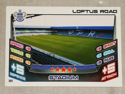 LOFTUS ROAD Queens Park Rangers Topps Stadion Karte Football  Trading Card MATCH - Bild 1 von 2