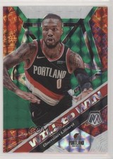 2019-20 Panini Mosaic Will to Win Green Mosaic Prizm Damian Lillard #19 7ut