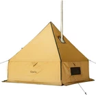 Camping Hot Tent W/ Stove Jack Yurt Tent Outdoor Wall Tent Teepee Tent W/ Snow