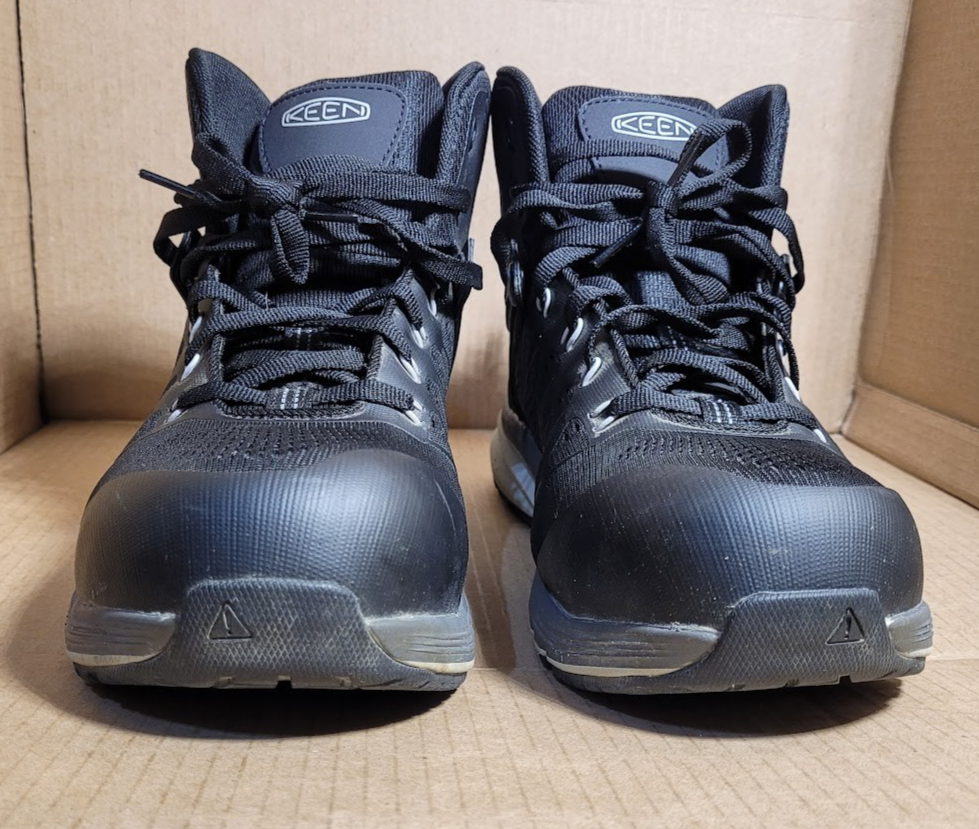 Stivali KEEN Utility Vista Energy punta media in fibra di carbonio da uomo taglia 10 5 EE WIDE