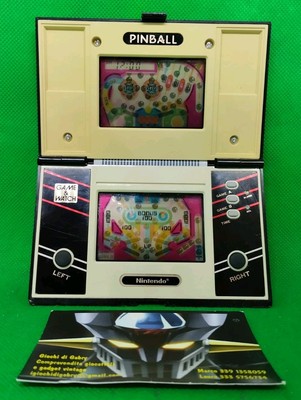 Rare NINTENDO Game & Watch PB-59 PINBALL 1983 Multi Screen made in