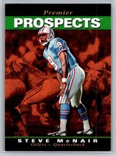 1995 SP Football #3 Steve McNair RC - VG - Houston Oilers