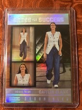 2025 Panini Caitlin Clark Chronicled Holo Foil Dress for Success #63 WNBA