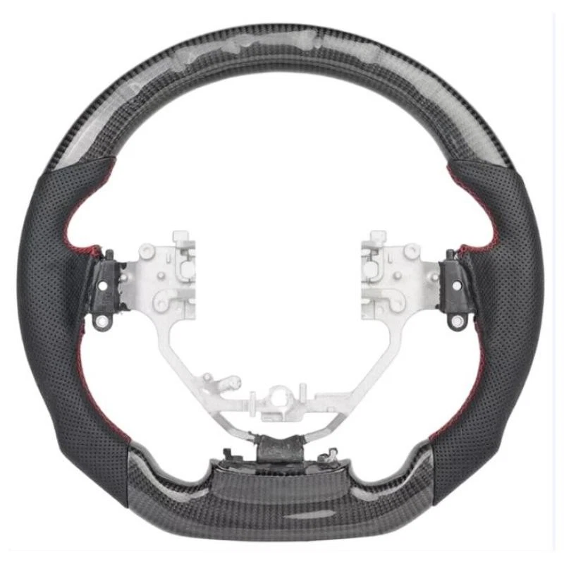 Volante deportivo de fibra de carbono real para Lexus ES350 ES250 ES300H 2013-2017 Foto 4 de 4