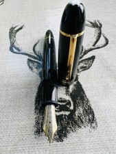 Montblanc 149 "The Diplomat" fountain pen,18k gold F nib,ebonite feed,c1989, box